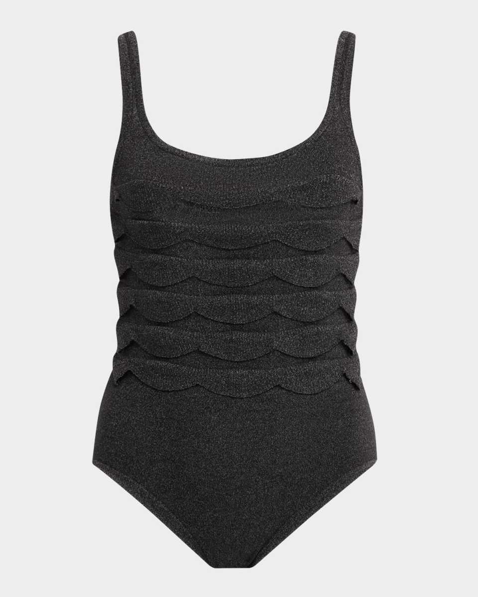 Polina Scallop Knit Bodysuit